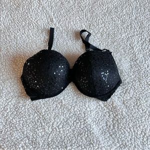 Black sequins 34D Aerie bra